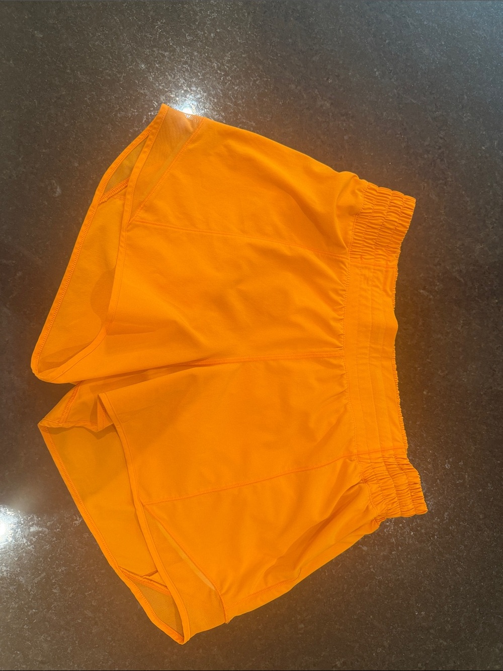 lululemon athletica Bright Orange Women's Athletic Shorts